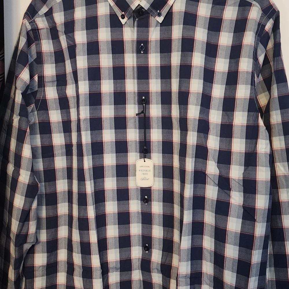 Untuckit Mens Long Sleeve Shirt New with Packaging